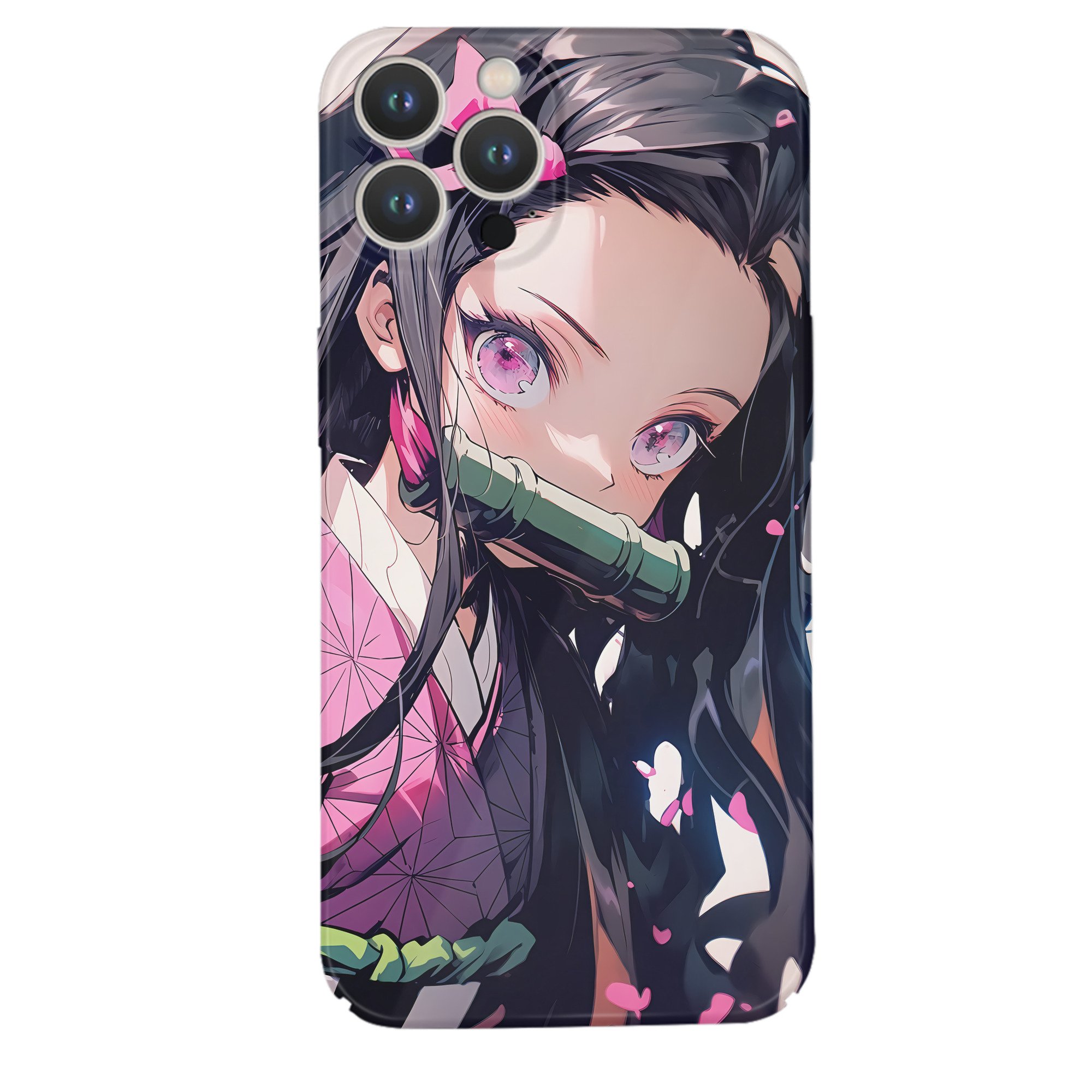 （画像用） 鬼滅の刃（きめつのやいば）竈門 禰󠄀豆子／かまど ねずこ Kamado Nezuko 【iPhone 14シリーズ対応】ハードケース